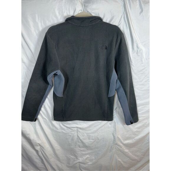 The North Face FleeceโJacket ๐๏ธ Menโs Small ๐ Gray TKA Glacier Zip โ Hiking & - Picture 7 of 7